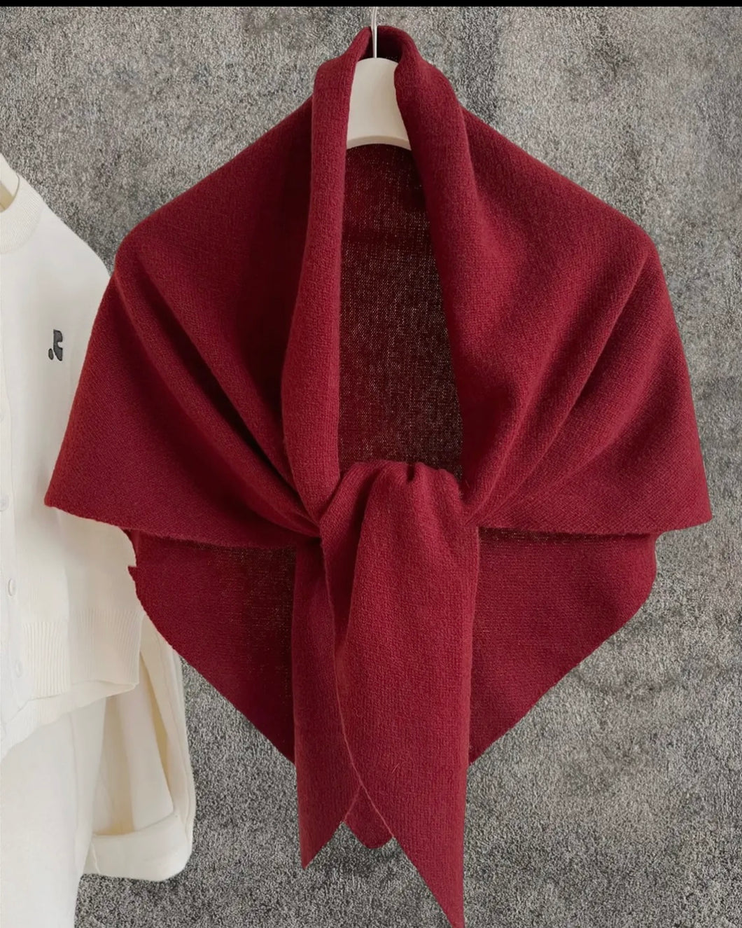 Wrap, Cashmere Blend, Red